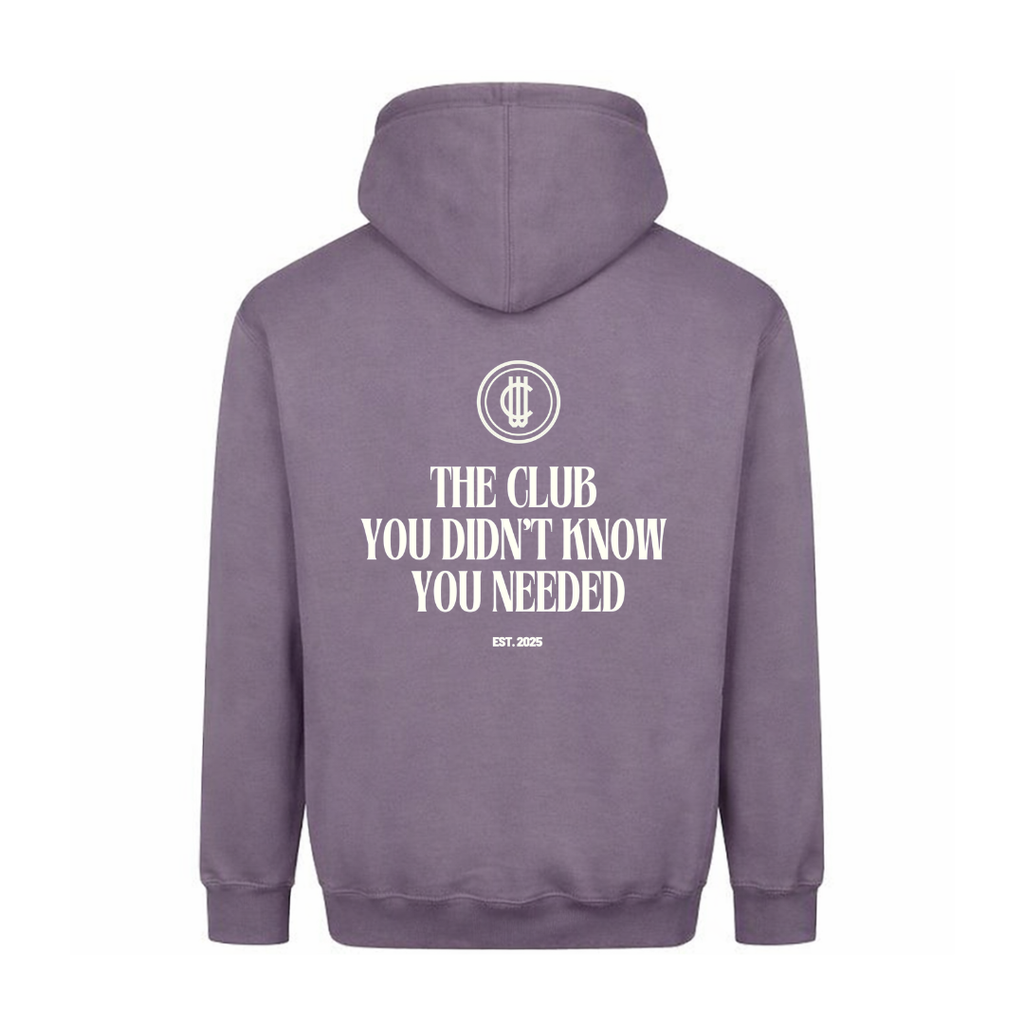 The CW Club Hoodie- Dusty Lilac