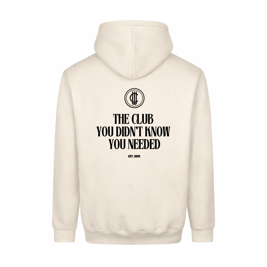 The CW Club Hoodie- Stone
